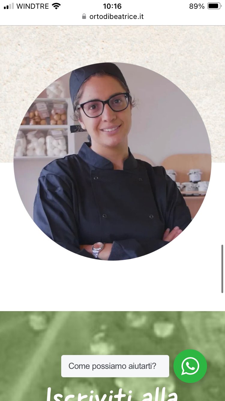Beatrice nel suo laboratorio